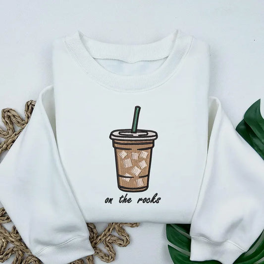 On The Rocks Embroidered Sweatshirt
