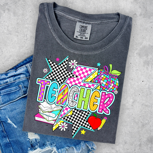 Retro Teacher Star