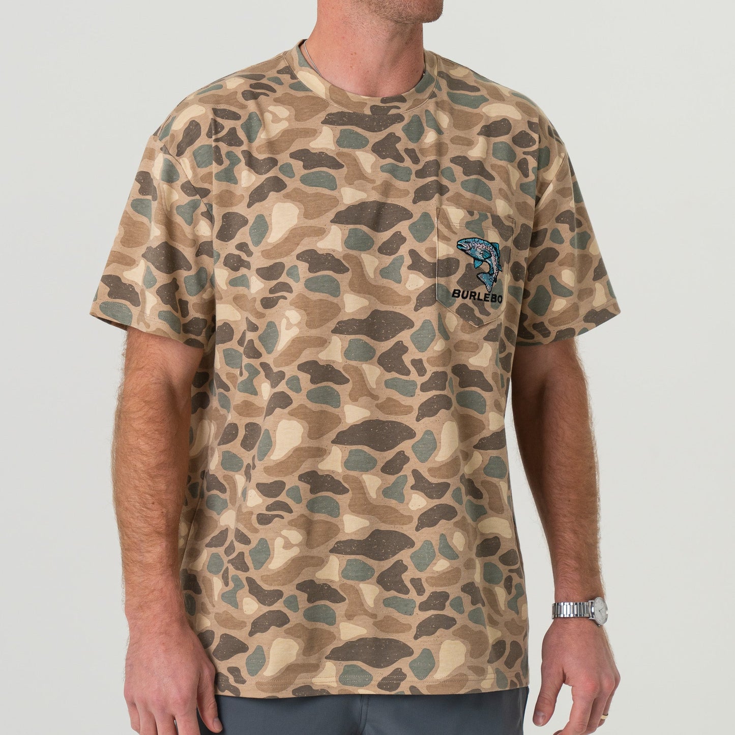 Burlebo Trout Camo Tee