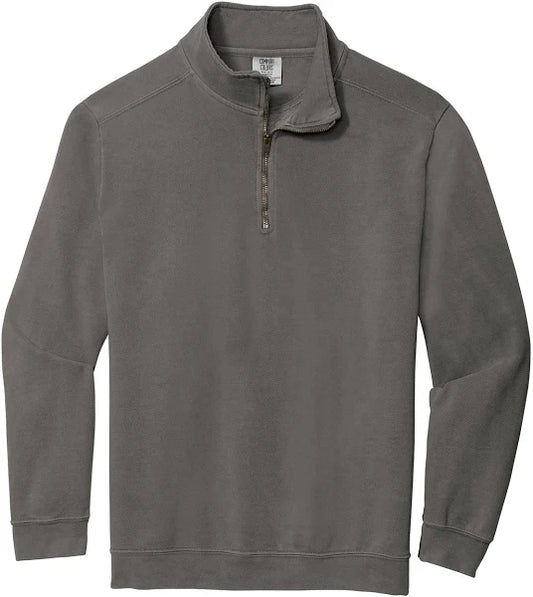 Zippered Pull-Over Sweatshirt - Comfort Colors